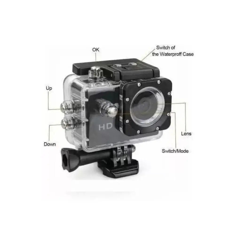 1080p Waterproof Action Camera