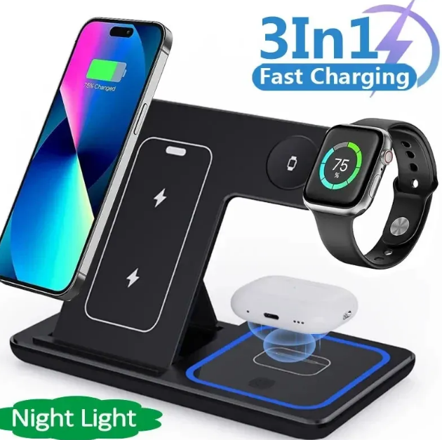 ZentroCharge™ 3-in-1 Wireless Charger