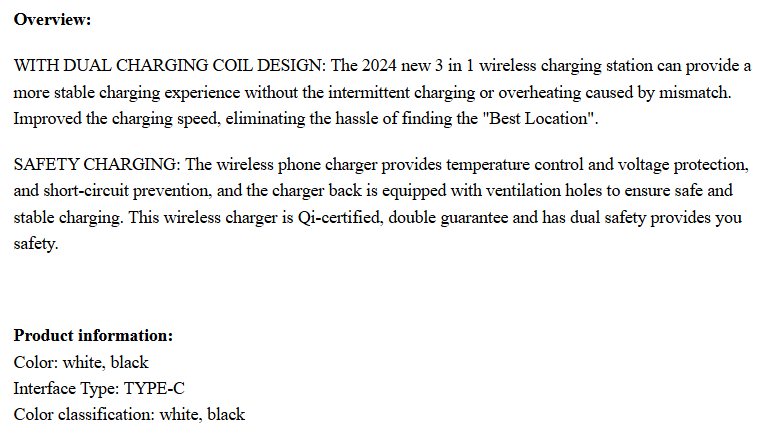 ZentroCharge™ 3-in-1 Wireless Charger