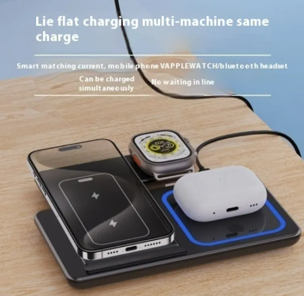 ZentroCharge™ 3-in-1 Wireless Charger